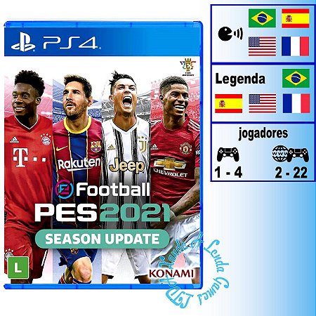 Pro Evolution Soccer 2021 (PES 2021) - PS4 - Novo