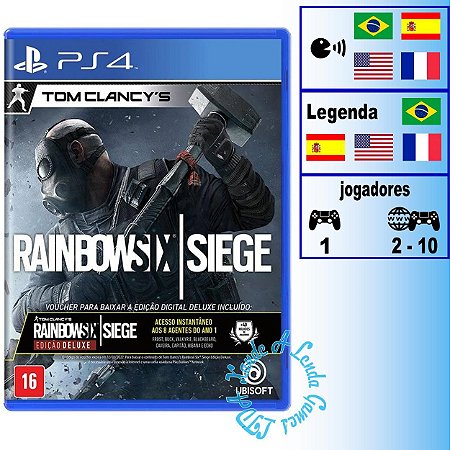 Tom Clancy's Rainbow Six Siege Edição Deluxe - PS4 - Novo