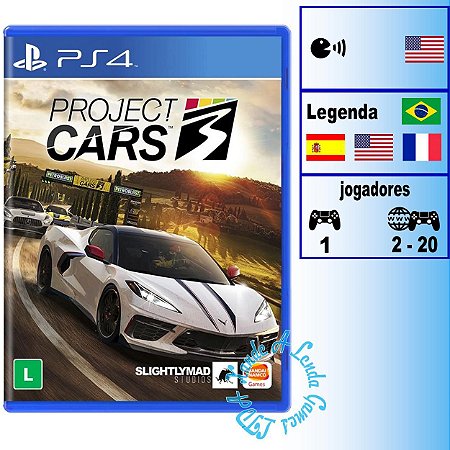 Project Cars 3 - PS4 - Novo