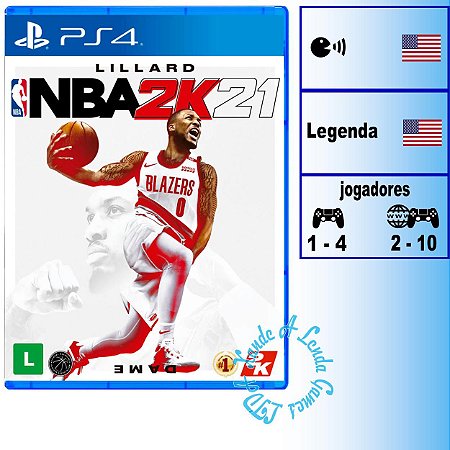 NBA 2K21 - PS4 - Novo