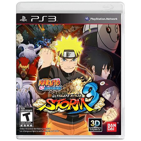 Naruto Shippuden Ultimate Ninja Storm 3 - PS3 - Usado