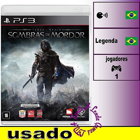 Terra Média: Sombras de Mordor - PS3 - Usado