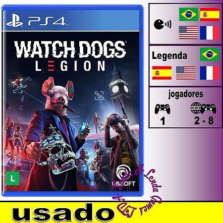 Watch Dogs Legion - PS4 / PS5 - Usado