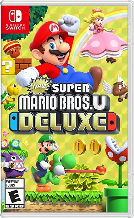 New Super Mario Bros U Deluxe  - SWITCH - Novo [EUA]