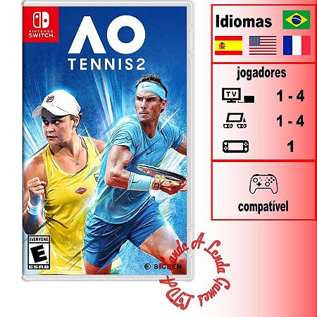 Comprar AO Tennis 2 para SWITCH - mídia física - Xande A Lenda Games. A sua  loja de jogos!