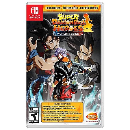 Super Dragon Ball Heroes World Mission Hero Edition - SWITCH - Novo [EUA]