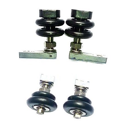 kit de roldanas sistema Reiki A para vidros de 10 mm