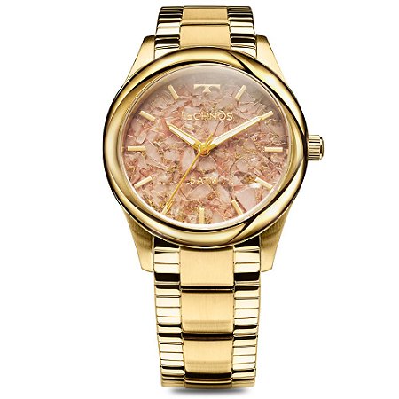 Relógio Technos Feminino Signature Elegance Stone Collection Analógico  2033CN/4T - Ótica Quartz