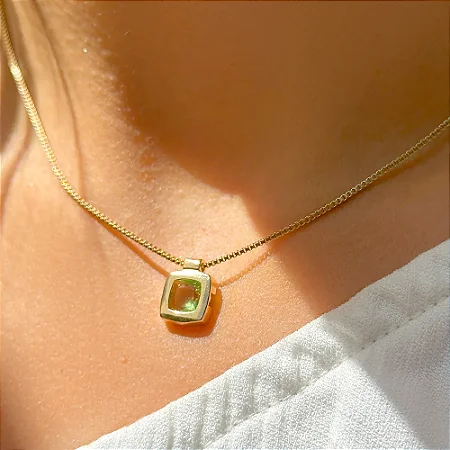 Colar Vale Sereno – Banho de Ouro 18K