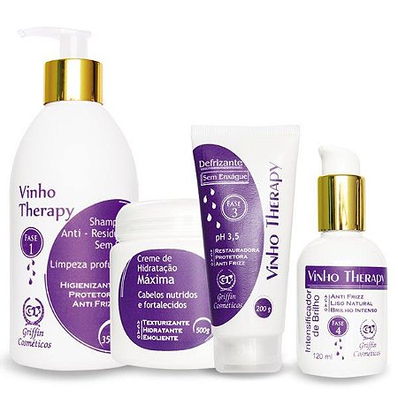 Kit hair system vinho therapy