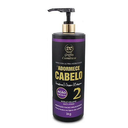 Máscara adormece cabelo 1kg