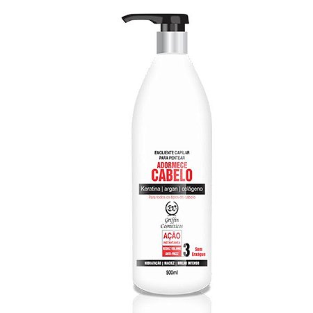 emoliente capilar adormece cabelo 500ml griffin cosmeticos - GRIFFIN  COSMÉTICOS - COMPRE AQUI!