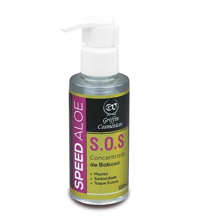 S.O.S speed aloe concentração de babosa