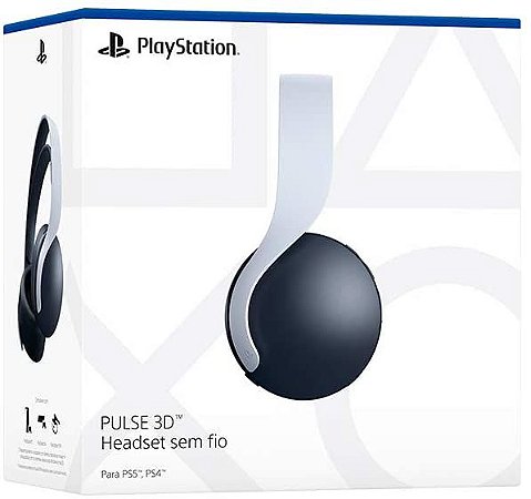 Fone Headset Pulse 3D para PS5/Ps4