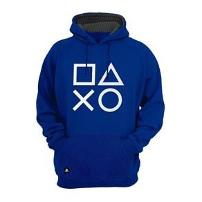 moletom playstation azul