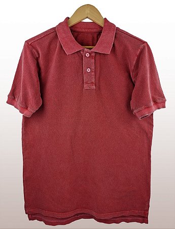 CAMISA POLO ESTONADA GOIABA MALHA PIQUET - R$ 49,90 no PIX ou R$ 52,54 no cartão (para compras no site acima de R$ 400,00 usando o cupom 5000)