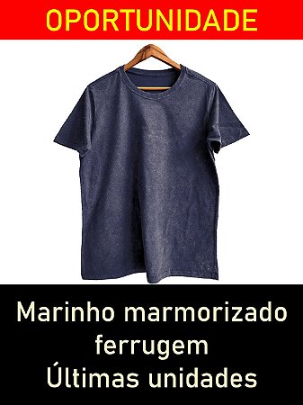 Ponta de estoque - Marinho marmorizado ferrugem - R$ 18,90 no atacado(mais de R$ 400,00), PIX e usando o cupom (5000), permitindo combinar cores, tamanhos e modelos.