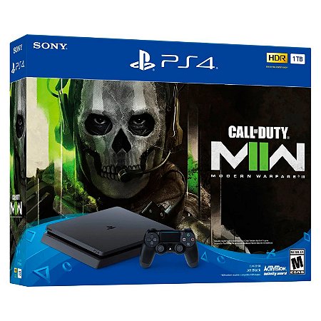 Console Sony Playstation 4 Slim Mega Pack, Com Controle Sem Fio