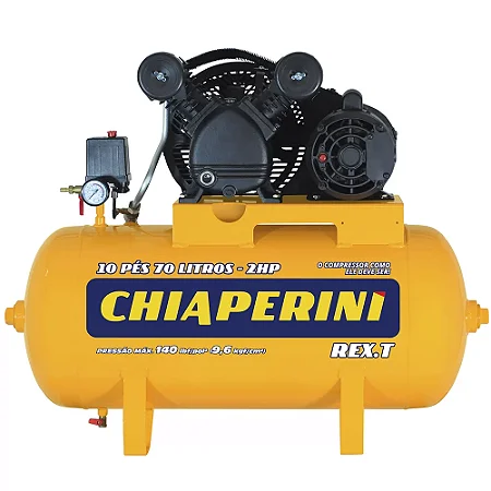 Compressor 10 PES RCH 70L 2HP 110/220V IP2 - Chiaperini