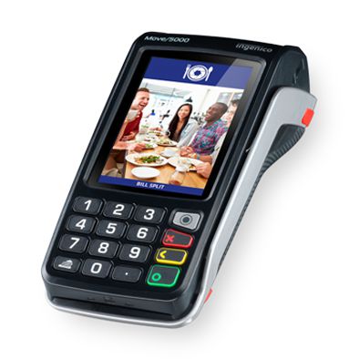 POS Móvel Move/5000 - GPRS, 3G, Bluetooth e Wi-Fi - INGENICO