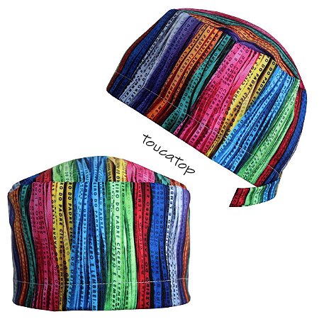 Gorro Cirúrgico, Fitas Verticais, Padre Cícero Bonfim