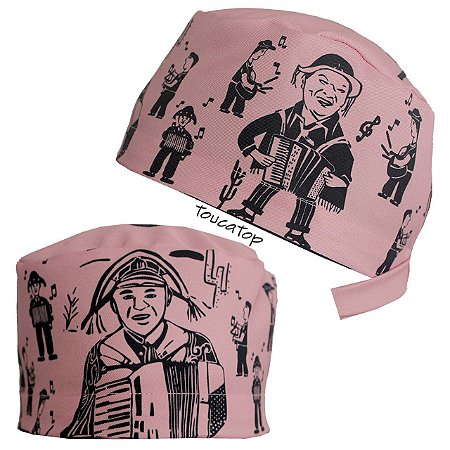 Gorro Cirúrgico, Cordel, Xilogravura, Nordeste, Rosa