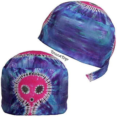 Gorro Extraterrestre Estilizado Rosa, ET Rosa, Lilás, Verde e Azul​