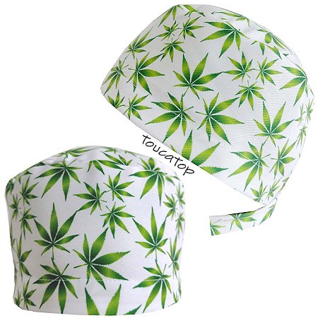 Gorro Cirúrgico, Cannabis Medicinal, Branco