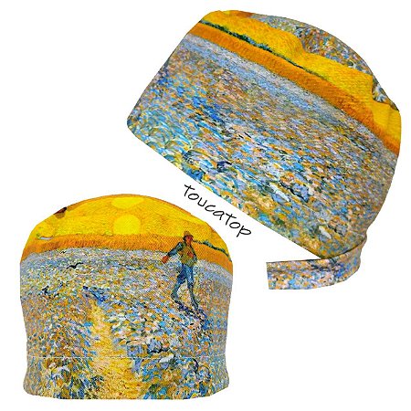 Gorro Cirúrgico, O Semeador, Arte, Van Gogh, Amarelo