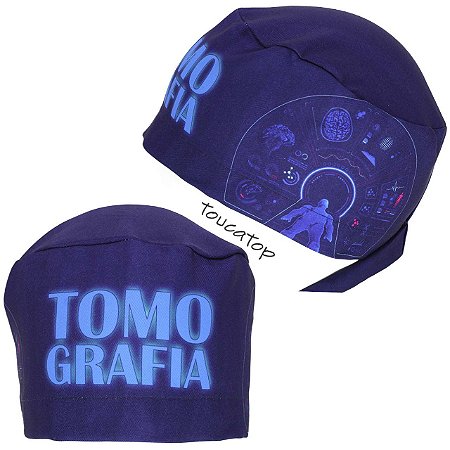 Gorro Cirúrgico, Tomografia, Azul