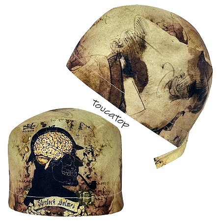 Gorro Cirúrgico, Sherlock Holmes, Bege