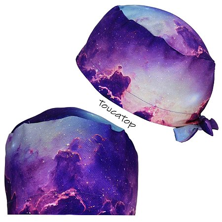 Gorro Cirúrgico, Galáxia, Espaço Sideral, Universo, Estrelas, Roxo