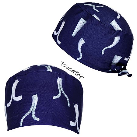 Gorro Cirúrgico, Próteses Cardíacas, Stents, Tubos, Azul