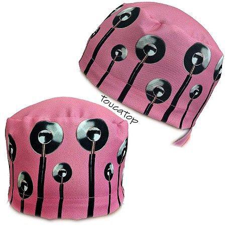 Gorro Cirúrgico, Estetoscópios, Rosa