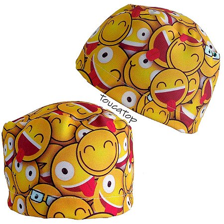 Gorro Cirúrgico, Emojis Amarelos, Sorrisos, Smiles