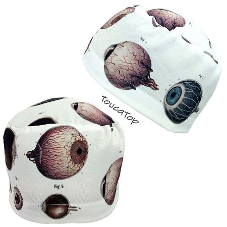 Gorro Cirúrgico, Anatomia dos Olhos, Oftalmologia, Branco