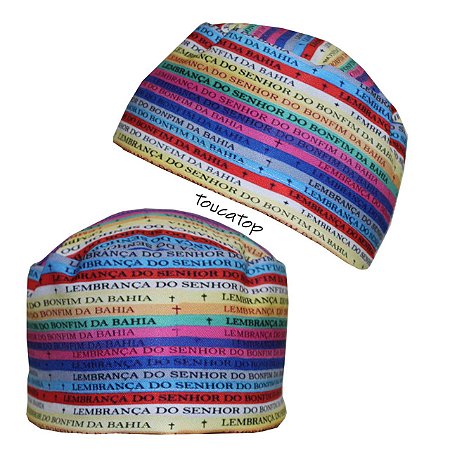 Gorro, Fitas da Sorte, Horizontais, Senhor do Bonfim, Várias Cores