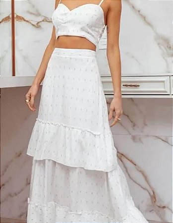 Conjunto Solar Viscose e Lurex Poema