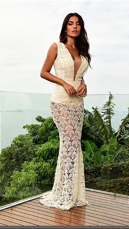 Vestido de Renda Maragogi Rocklola