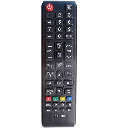 Controle Samsung Smart Tv C/smart Hub Sky-8008