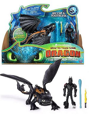 Action Figure Soluço e Banguela - Como Treinar Seu Dragão