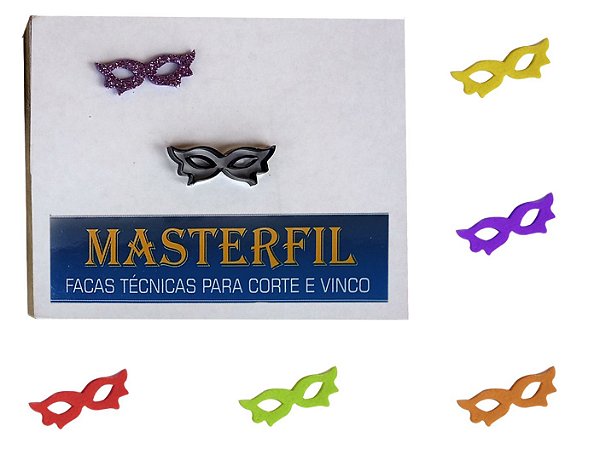 Faca Para Fazer Apliques Pet de Mascara de Carnaval no EVA