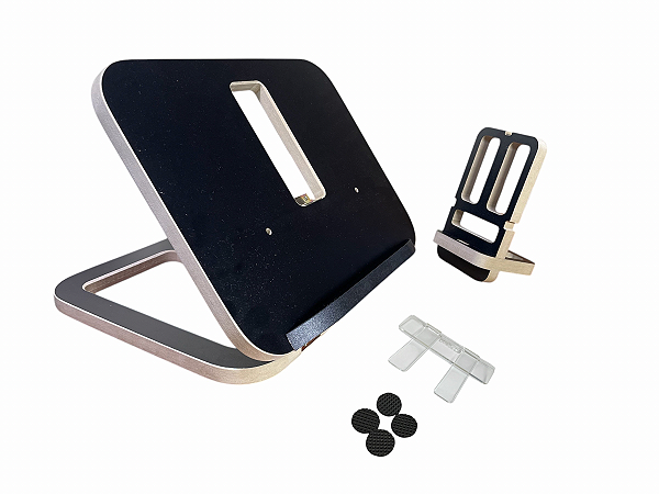Suporte ergonômico para tablet, livros e apostilas - Black + Brindes
