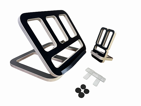 Suporte ergonômico para notebook, tablet e livros - Black + Brindes