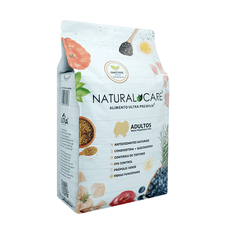 Ração Natural Care para Cães Adultos Raças Pequenas e Mini - 10 Kg