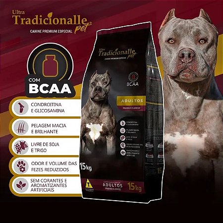 Ração Tradicionalle Pet Canine Premium Especial Para Cães Adultos 15 Kg