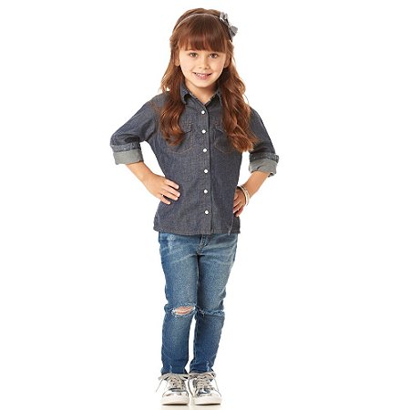 calça skinny infantil