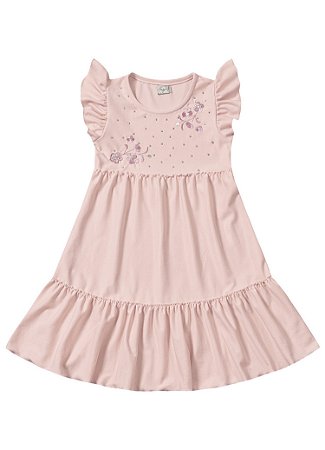 vestido infantil midi