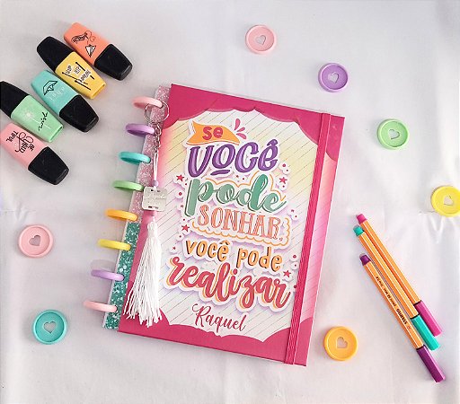 CADERNO DE DISCOS INTELIGENTE A5 - Pink