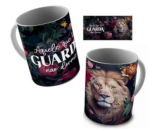 Aquele que te guarda não dorme - Caneca de Cerâmica